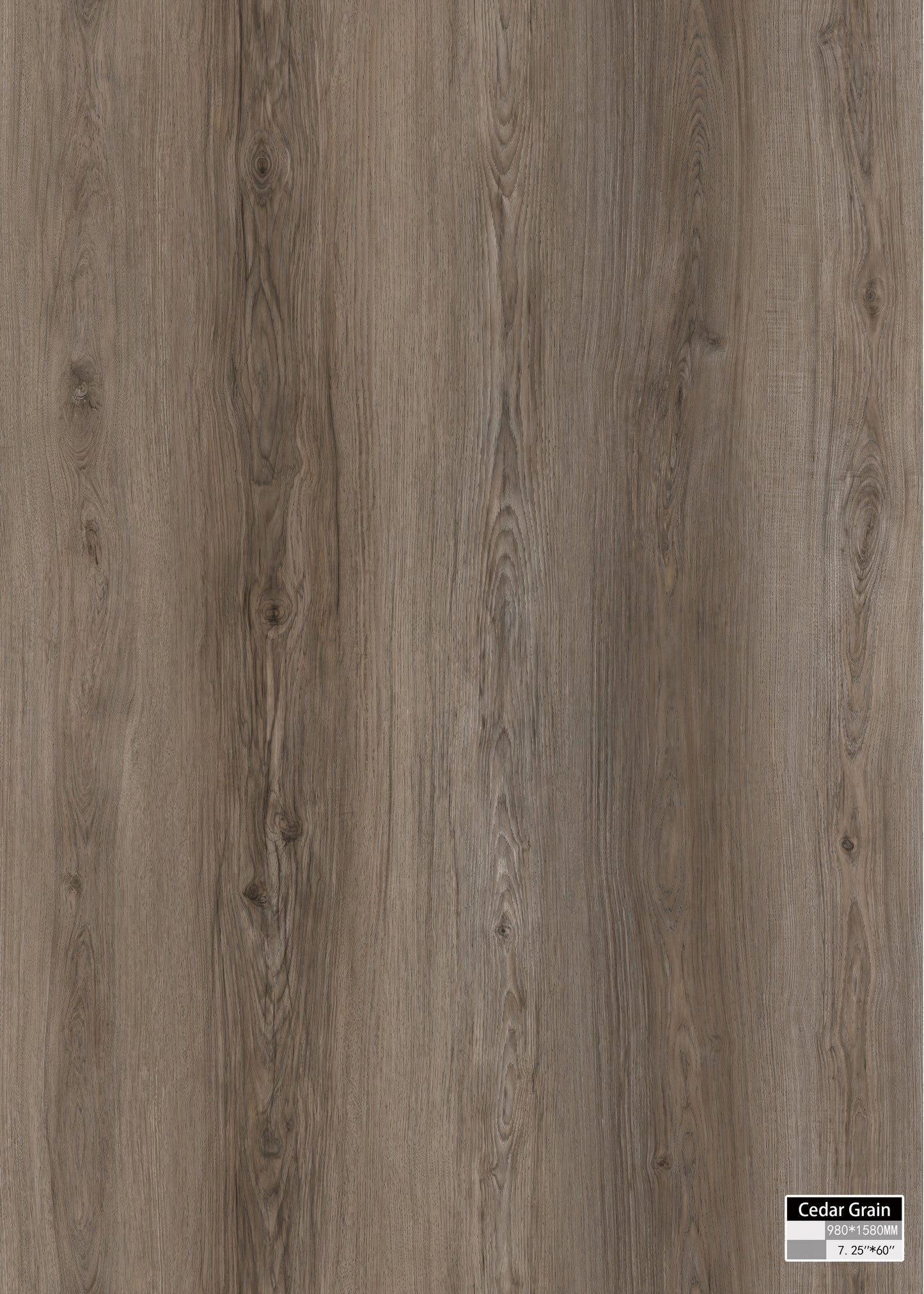 Cedar Grain | Houtlook |  PVC Vloer te verlijmen