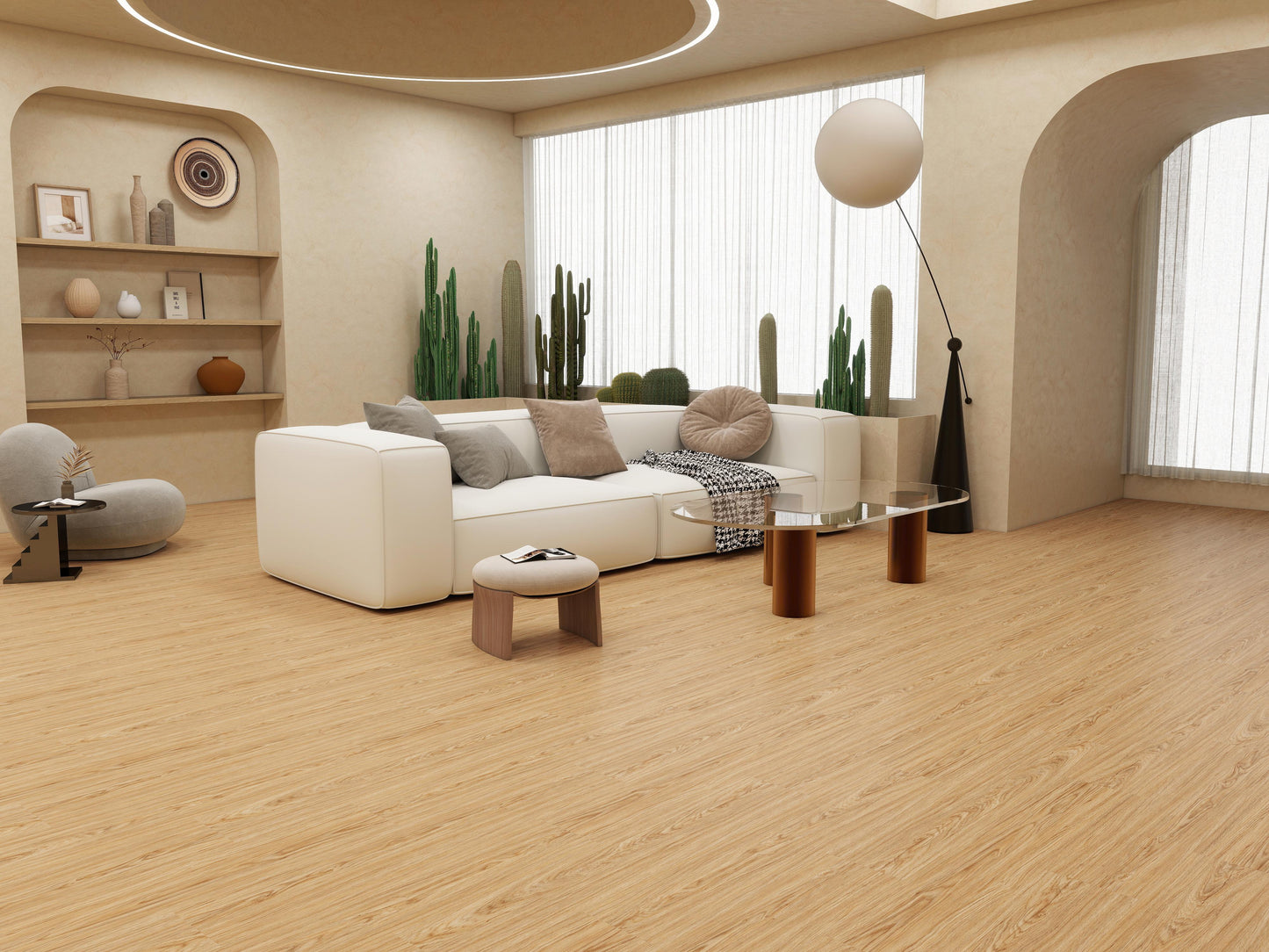 Blonde Oak | Houtlook |  PVC Vloer te verlijmen