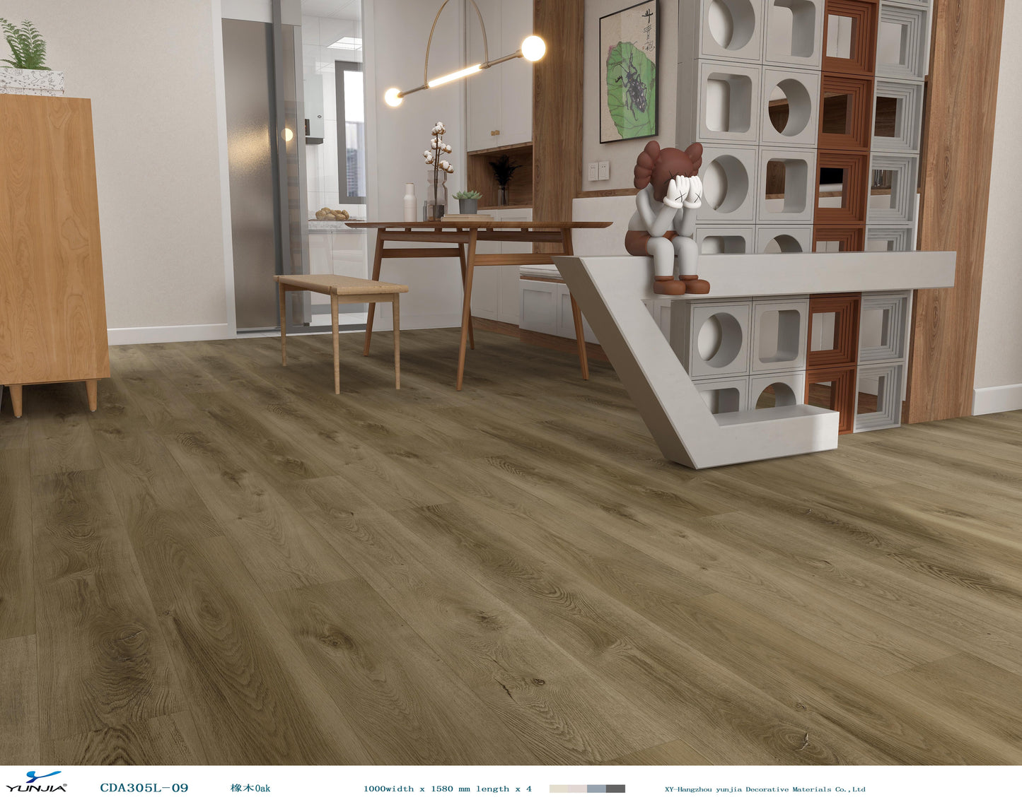Rustic Oak  | Houtlook | PVC Vloer te verlijmen
