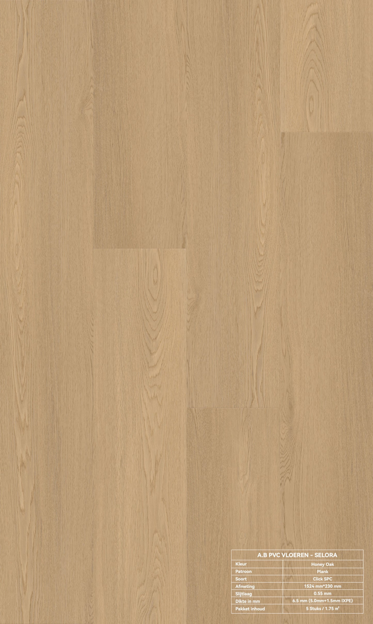 Honey Oak | Houtlook | Pvc Vloer Click