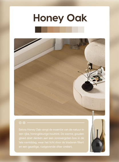 Honey Oak | Houtlook | Pvc Vloer Click