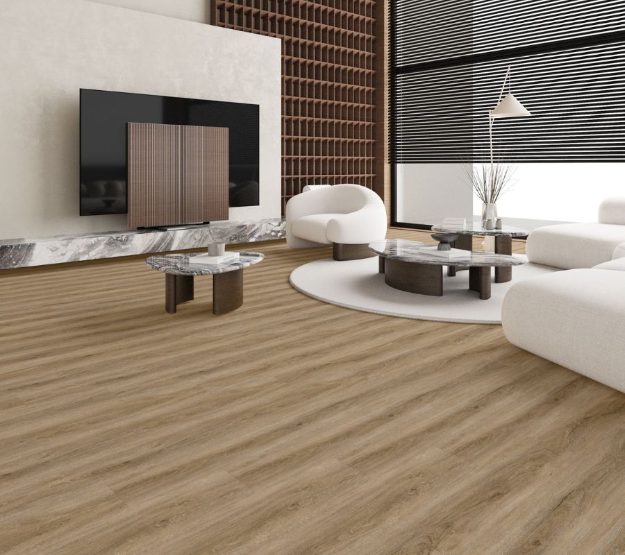 AB PVC Rechte Stroken Creamy Oak