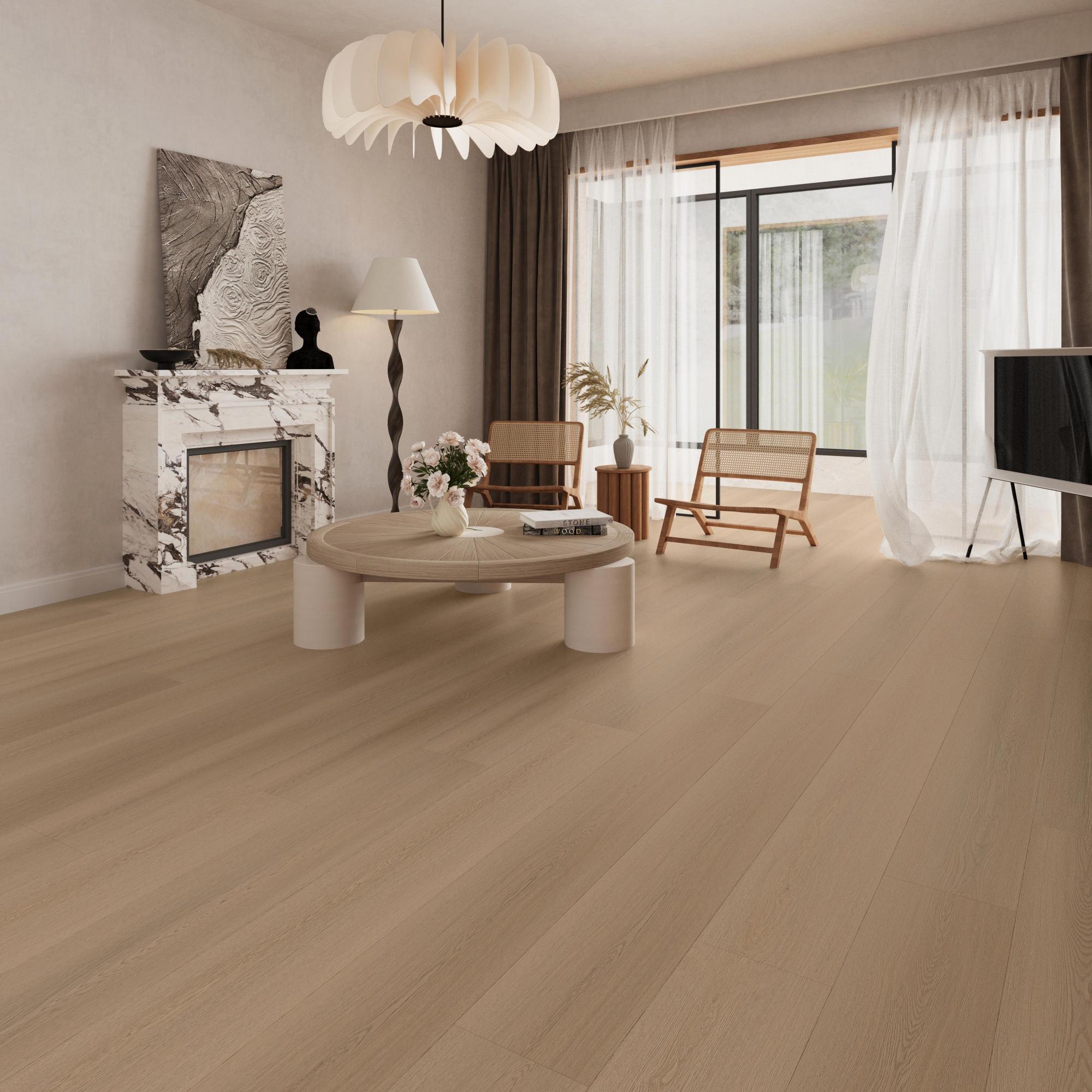 klik pvc vloeren houtlook woonkamer